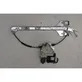 Rear door window regulator with motor