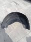 Rear arch fender liner splash guards