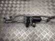 Front wiper linkage and motor