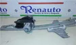 Rear door window regulator with motor