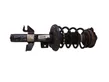 Front shock absorber with coil spring