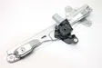 Rear door window regulator with motor