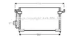 A/C cooling radiator (condenser)