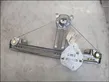 Rear door window regulator with motor