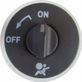 Passenger airbag on/off switch