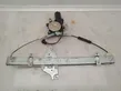 Rear door window regulator with motor