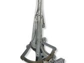 Rear door window regulator with motor