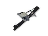 Rear window lifting mechanism without motor
