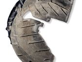 Rear arch fender liner splash guards