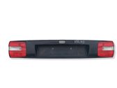 Trunk door license plate light bar