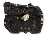Front door window regulator with motor