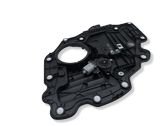 Rear door window regulator with motor