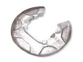 Rear brake disc plate dust cover