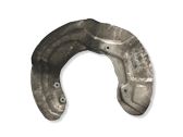 Front brake disc dust cover plate