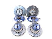 Brake discs and calipers set
