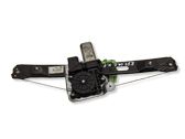 Rear door window regulator with motor