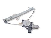 Rear door window regulator with motor