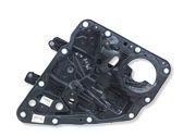Rear window lifting mechanism without motor