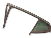 Rear vent window glass