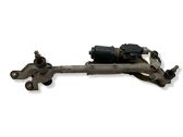 Front wiper linkage and motor