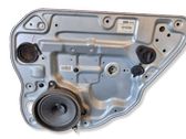 Rear window lifting mechanism without motor