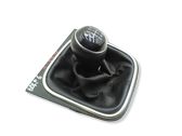 Gear lever shifter trim leather/knob