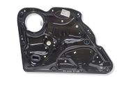 Rear window lifting mechanism without motor