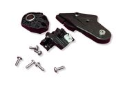Rear glass lock/latch
