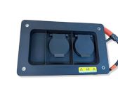 Tow bar electric socket