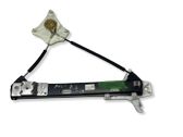 Rear window lifting mechanism without motor
