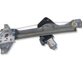 Rear door window regulator with motor
