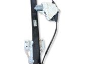 Rear window lifting mechanism without motor