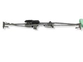Front wiper linkage and motor