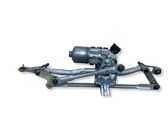 Front wiper linkage and motor