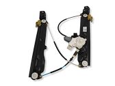 Front door window regulator with motor