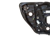 Rear door window regulator with motor