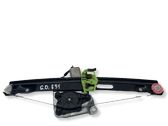 Rear door window regulator with motor
