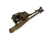 Front wiper linkage and motor