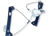 Front door window regulator with motor
