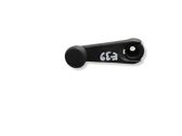 Rear door window winding handle