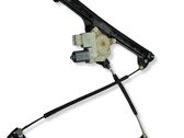 Front door window regulator with motor