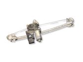 Rear door window regulator with motor