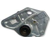 Rear window lifting mechanism without motor