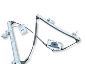 Rear window lifting mechanism without motor