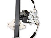 Rear door window regulator with motor