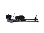 Front wiper linkage and motor