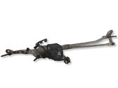 Front wiper linkage and motor
