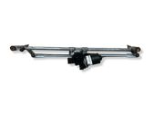 Front wiper linkage and motor