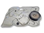 Front door window regulator with motor