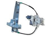 Rear door window regulator with motor